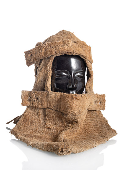 <b>Unterziehhaube für ritterliche Helme</b>