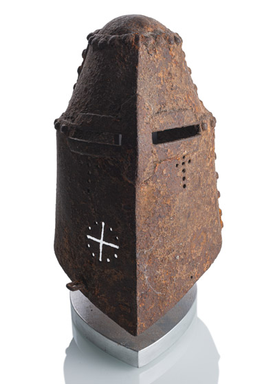 <b>Mittelalterlicher Kübelhelm</b>