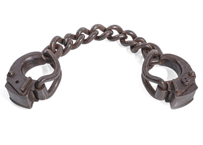 <b>Ein Paar Handschellen</b>