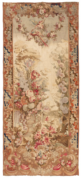 <b>A finely woven Entre-Fenetre Aubusson tapestry</b>