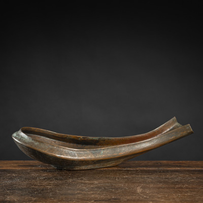 <b>Yoni Lingam- Libationsgefäß aus Kupfer</b>