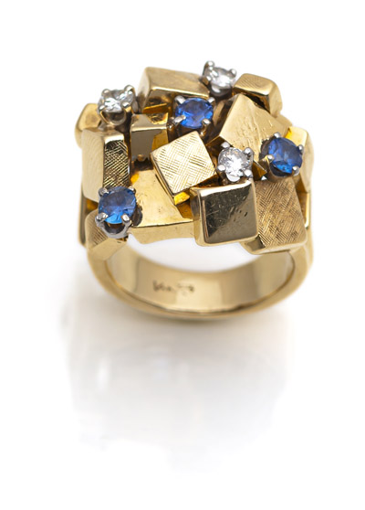 <b>Saphir Brillantring</b> <b>Saphir Brillantring</b>