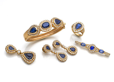 <b>Saphir Brillant Garnitur</b>