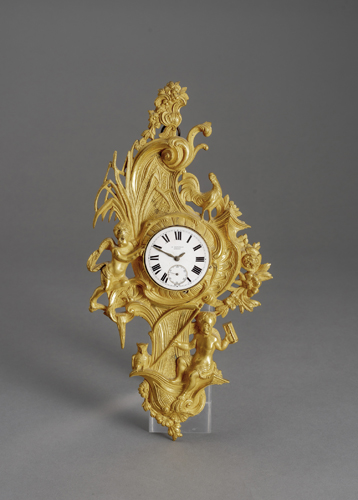 <b>Miniatur-Cartel-Uhr mit Chronos</b> <b>Miniatur-Cartel-Uhr mit Chronos</b>