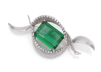 <b>Turmalin Diamant Brosche</b> <b>Turmalin Diamant Brosche</b>