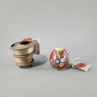 <b>TWO CLOISONNÉ BIRDFEEDERS</b>