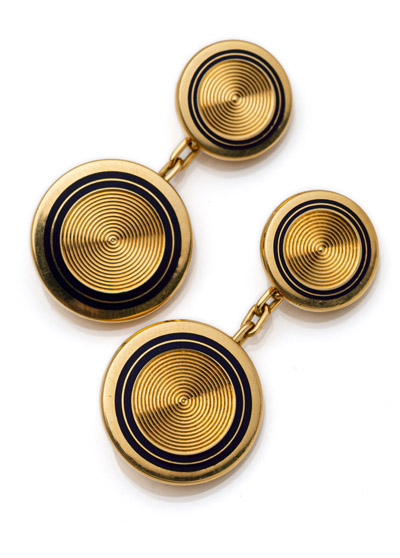 <b>Paar Manschettenknöpfe</b>