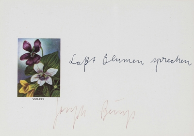 <b>Beuys, Joseph</b>