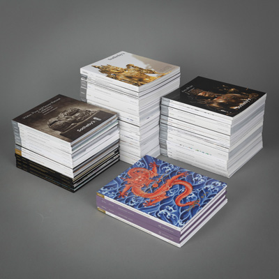 <b>Konvolut 50 Auktionskataloge Sotheby's Hongkong, London u.a., chinesische Kunst, 2010-2013</b>