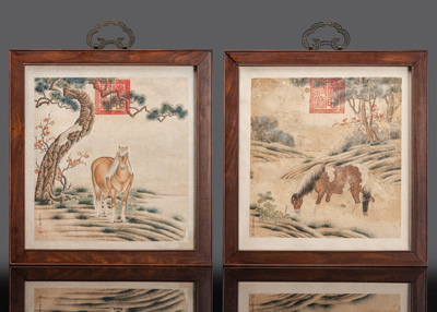 <b>Im Stil von Castiglione (Lang Shining) (1688-1766)</b> <b>Im Stil von Castiglione (Lang Shining) (1688-1766)</b>