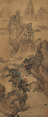 <b>Landschaftsmalerei im Blau-Grün-Stil</b>