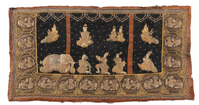 <b>A KALAGA HANGING WITH THE WORSHIPING OF THE ROYAL ELEPHANT</b>