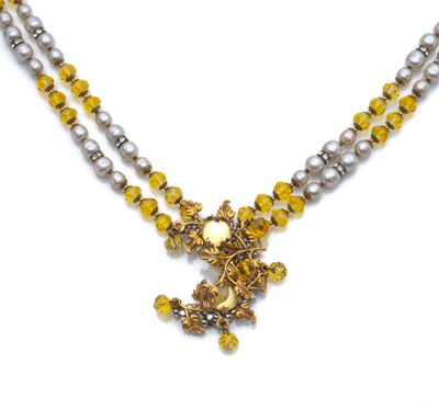 <b>Miriam Haskell Vintage Collier</b> <b>Miriam Haskell Vintage Collier</b>