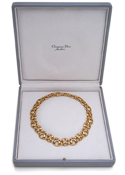 <b>Doppelreihiges Goldcollier</b>
