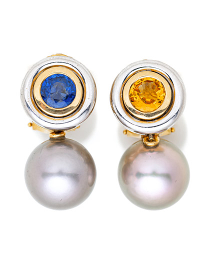 <b>Tahiti Perlen Ohrclips</b>