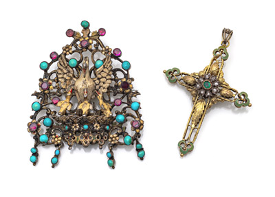 <b>Historismus Brosche im Renaissance Stil</b> <b>Historismus Brosche im Renaissance Stil</b>