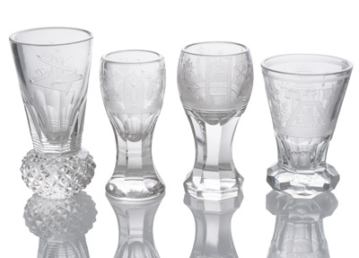 <b>4 Logengläser / Freimaurerkanonen</b> <b>4 Logengläser / Freimaurerkanonen</b>