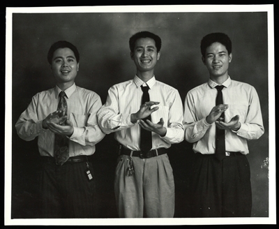 <b>Konvolut: 7 Fotografien und fotografische Arbeiten von asiatischen Künstlern</b>