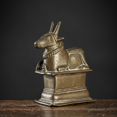 <b>Kleine Bronze eines Nandi</b>
