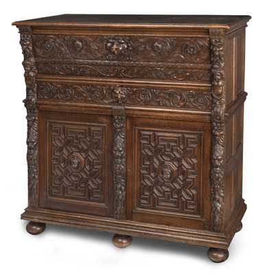 <b>Historismus-Sammlerschrank für Zeichnungen</b>