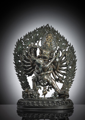<b>Große Bronze des Vajrabhairava</b> <b>Große Bronze des Vajrabhairava</b>