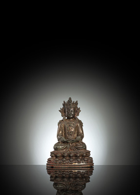 <b>Bronze eines Bodhisattva</b> <b>Bronze eines Bodhisattva</b>
