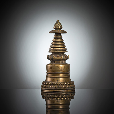 <b>Stupa aus Bronze</b>