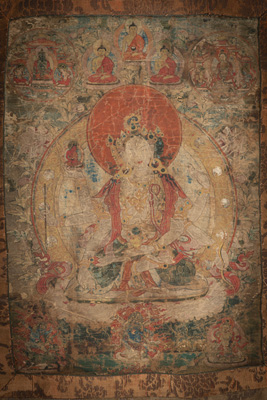 <b>Thangka mit Darstellung der Ushnishavijaya</b>