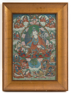 <b>Thangka mit Darstellung von Padmasambhava</b>
