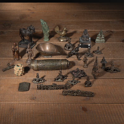 <b>Konvolut Kunstgewerbe, u.a. Bronzen</b>