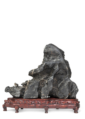 <b>Großer Lingbi-Stein in Felsformation für einen Gelehrten</b>