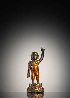 <b>Bronze des Buddha als Knaben</b>