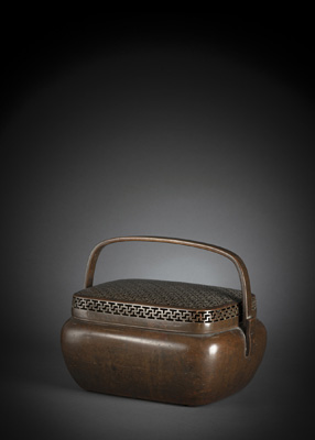 <b>Großer und schöner Handwärmer aus Bronze</b>