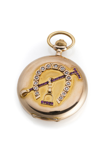 <b>ENTFÄLLT Taschenuhr mit aufwendigem Motiv</b>