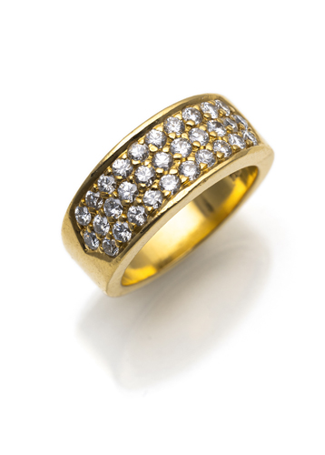 <b>Bandring mit Diamanten</b>