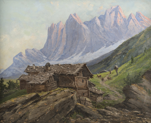 <b>Deininger-Arnhard, Gabriele, Berglandschaft in Tirol</b>
