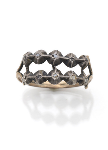 <b>Reviere Ring mit Diamantbesatz</b>