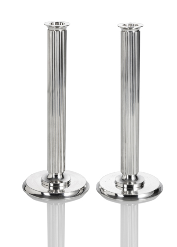 <b>Paar Georg Jensen Kerzenständer Nr. 855B</b>