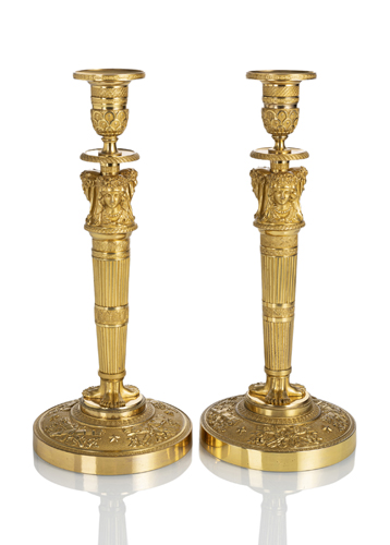 <b>Paar Empire-Kerzenleuchter</b>