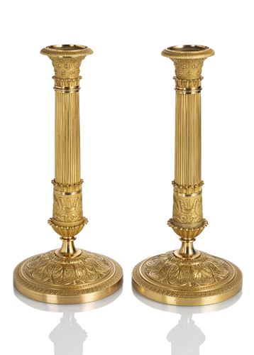 <b>Paar Empire-Kerzenständer</b>