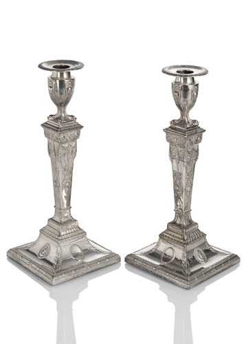<b>Paar George III Kerzenleuchter</b>