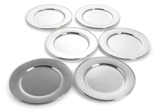 <b>Sechs Platzteller 