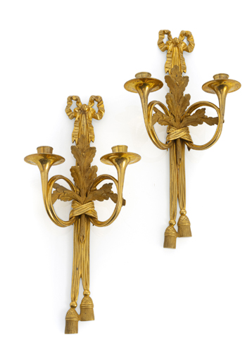 <b>Paar Wandappliken</b>