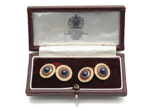 <b>Paar Manschettenknöpfe von Asprey</b>