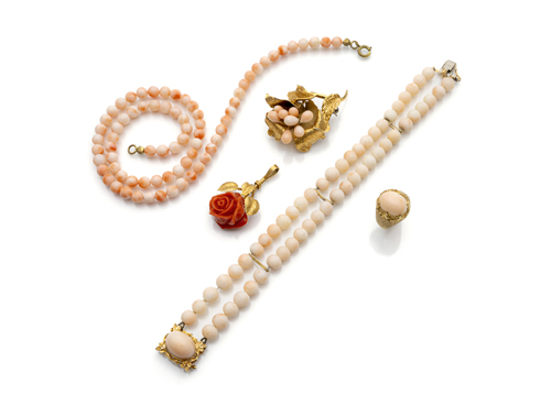 <b>Korallenschmuck Konvolut</b>