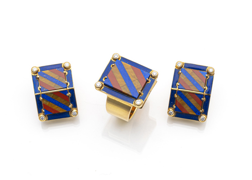 <b>Ring und Ohrclips von Otto Klein</b>