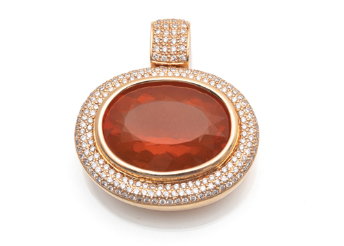 <b>Feueropal Anhänger</b>