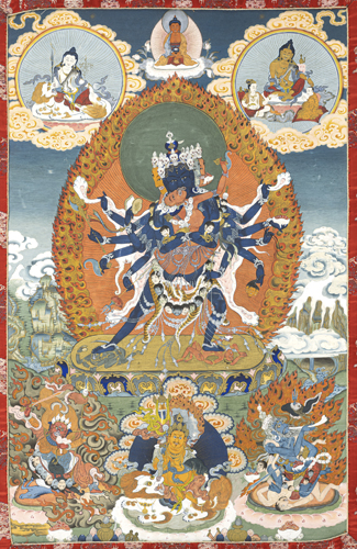 <b>A THANGKA  OF CAKRASAMVARA</b>