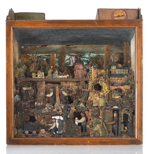 <b>Automat mit Bergwerkszenerie</b>