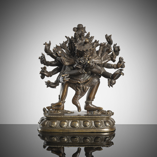 <b>A bronze of Cakrasamvara</b>